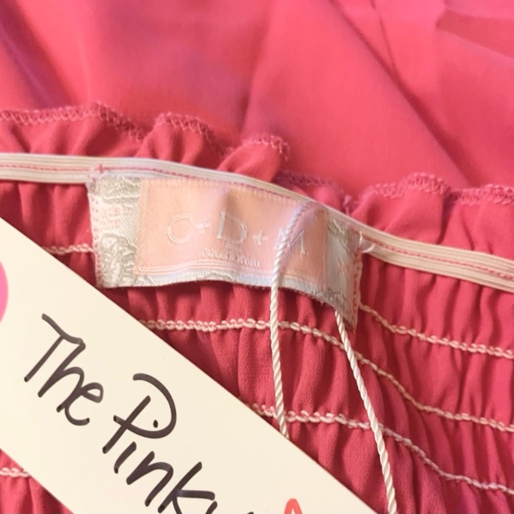 C+D+M Pink Peasant Dress Size XL - Picture 7 of 9